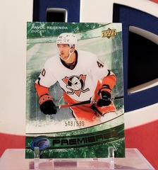 Pavol Regenda 2022-23 - Ud Ice Premieres Green Rookie /599 Upper Deck